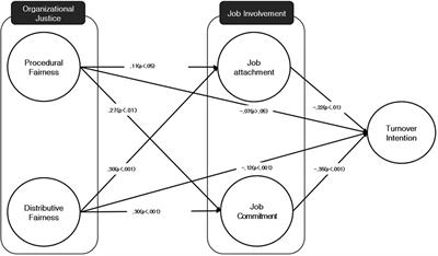 The mediating effect of job involvement in the relationship between tennis Instructors' perceived organizational justice and turnover intentions: a multi-group analysis across generations